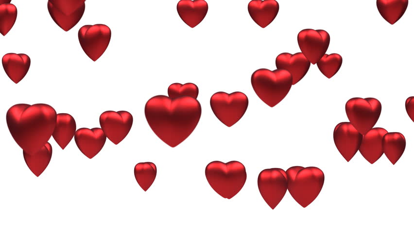 Love Concept, 3D Animation With Alpha Mask Stock Footage Video ...