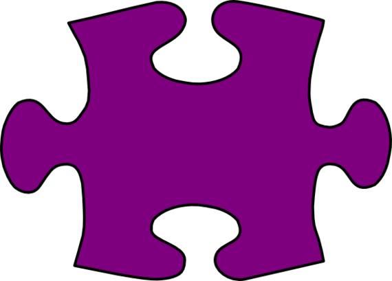 4 Piece Jigsaw Puzzle Template Clipart - Free to use Clip Art Resource