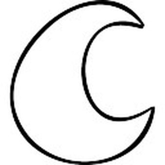 Crescent Moon Outline Vectors, Photos and PSD files | Free Download