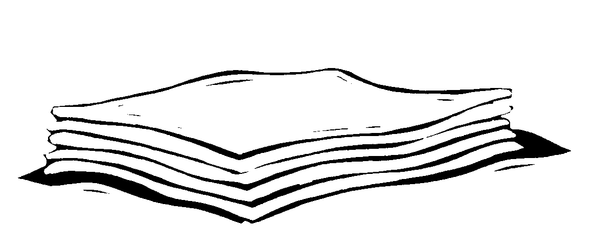 Paper Clip Art Black And White - ClipArt Best
