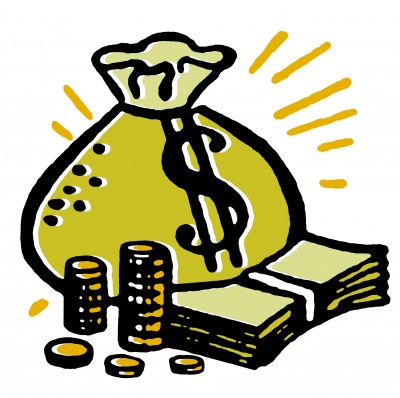 Pile of money clipart