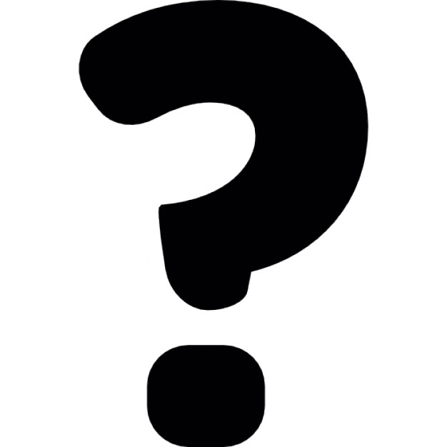 Question mark black symbol Icons | Free Download
