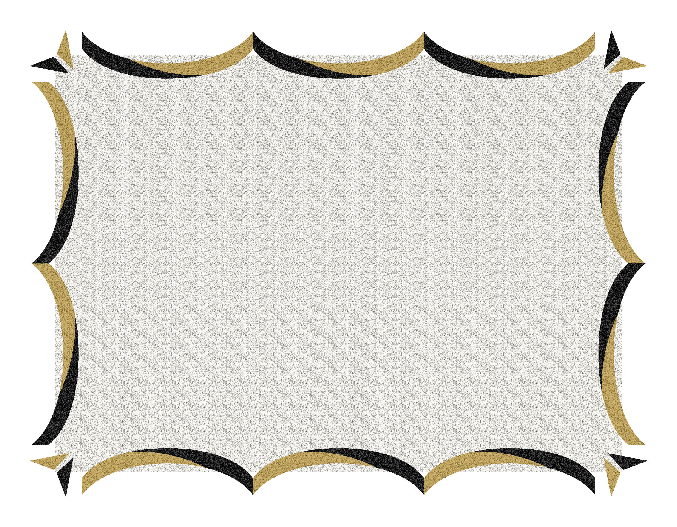 Gold border clip art certificate gold border design | Chainimage