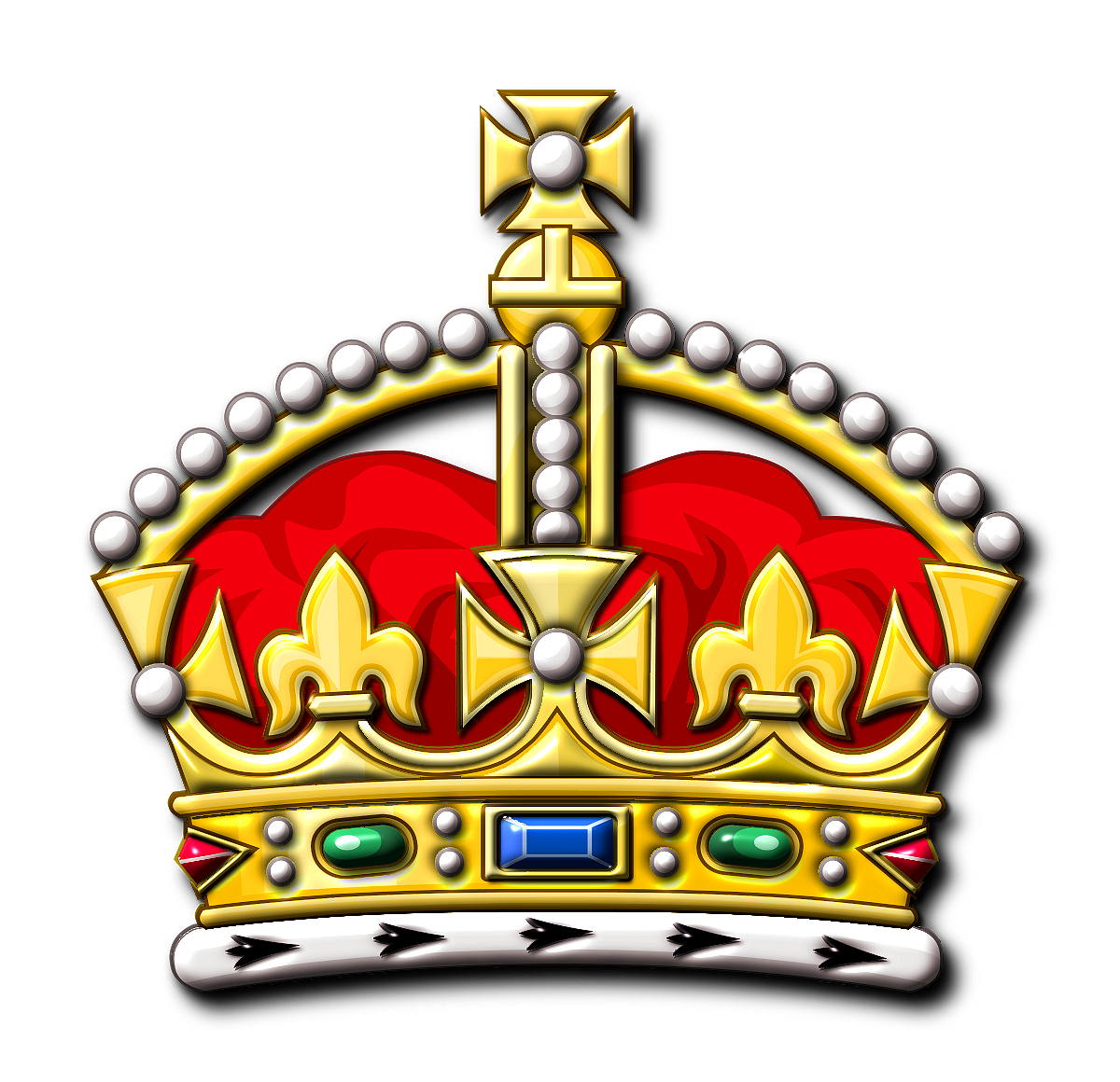 British king clipart