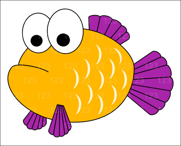 Cute fish clipart - ClipartFox