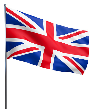 Silhouette Of A The British Flag Clip Art, Vector Images ...