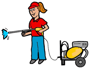 Pressure Washing Machine Clipart