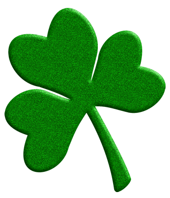 Clip art green four leaf clover shamrock st patrick - Clipartix