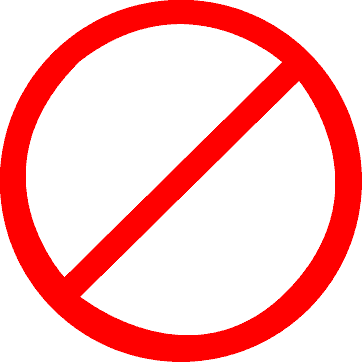 Universal No Symbol Clipart