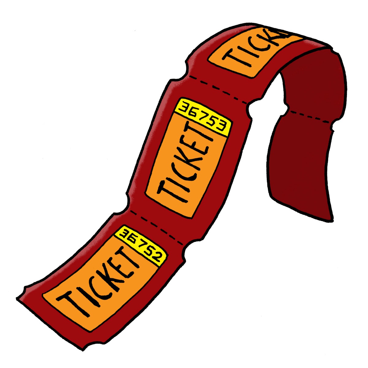 Concert Ticket Clipart