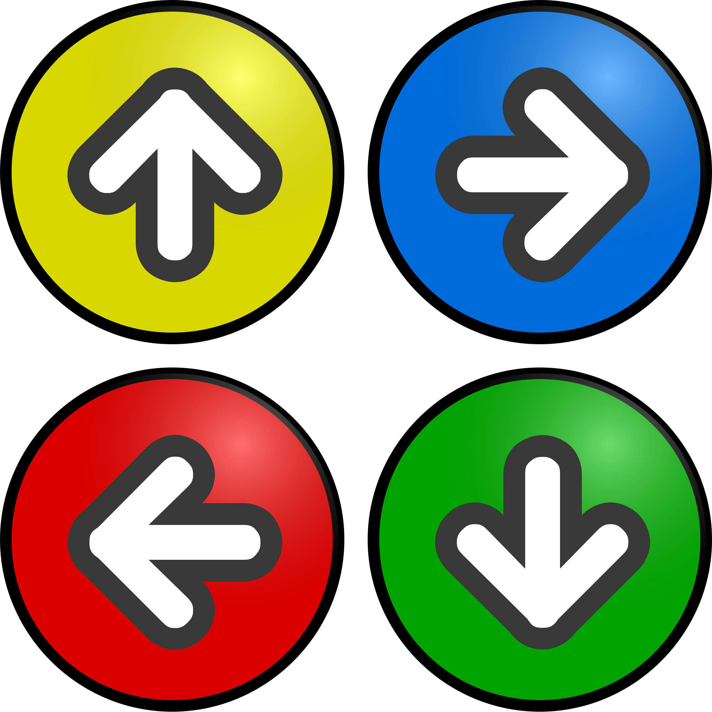 Direction arrows clipart