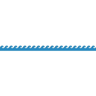 Water Waves Border Clipart