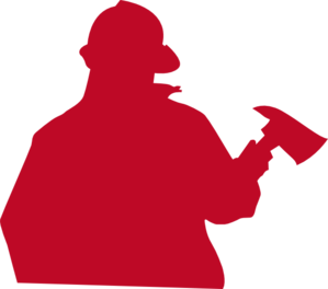 Firefighter logo clipart
