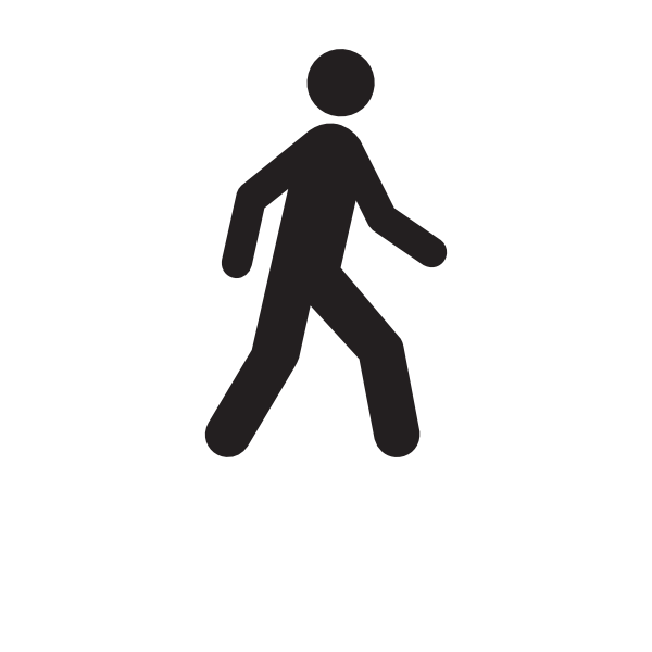 Walking Stick Man Clipart