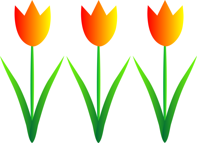 Clip Art Spring Flowers - Tumundografico