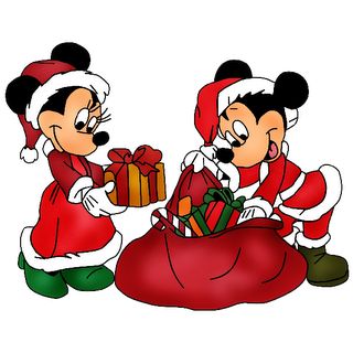 Disney christmas cartoon clipart