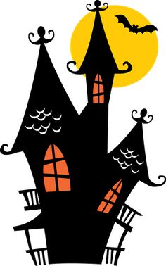 Scary houses, Vector clipart and Clip art