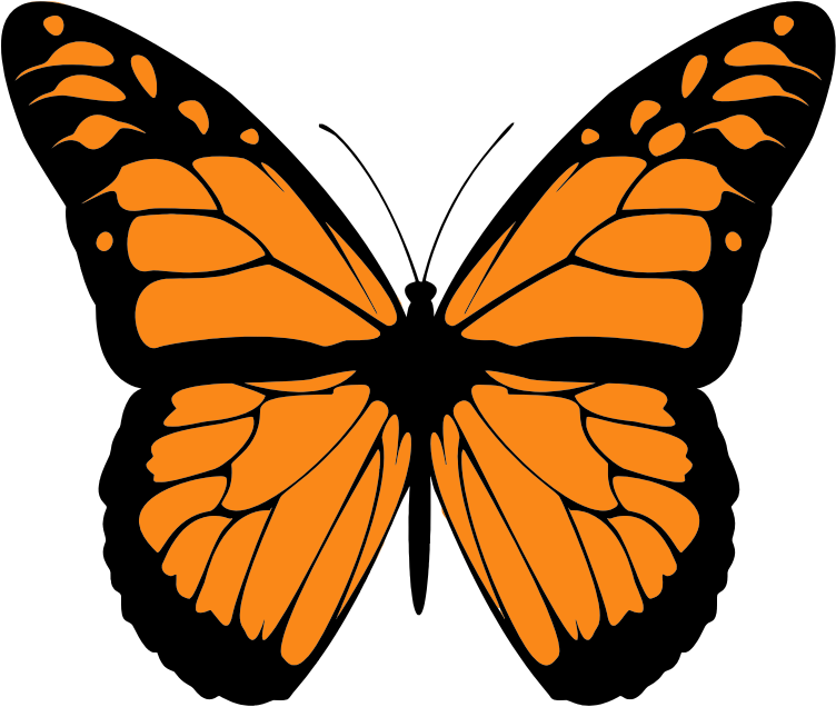 Clipart - Monarch Butterfly