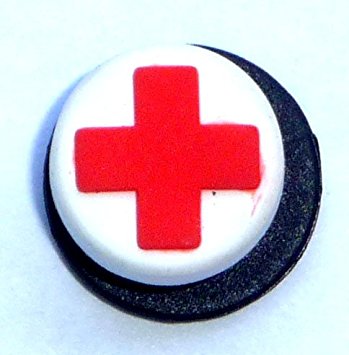 Amazon.com: Red Cross symbol Nurse JIBBITZ Crocs Hole Bracelet ...