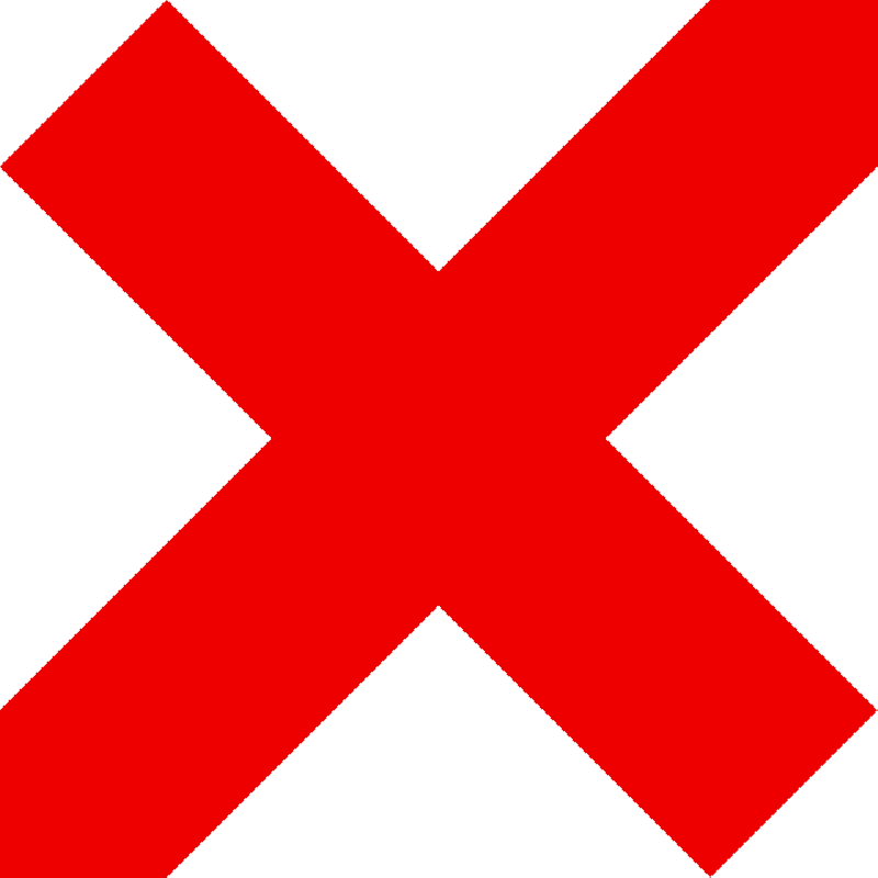 RED, SIGN, ICON, MARK, SYMBOL, CROSS, MARKS, CHECK - Public Domain ...