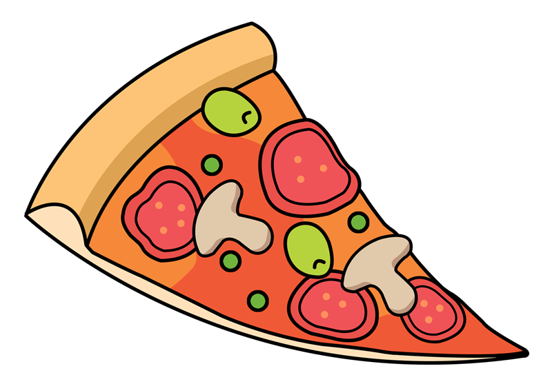 Pizza Slice Clip Art - Tumundografico