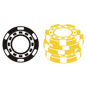 Poker chips clipart free