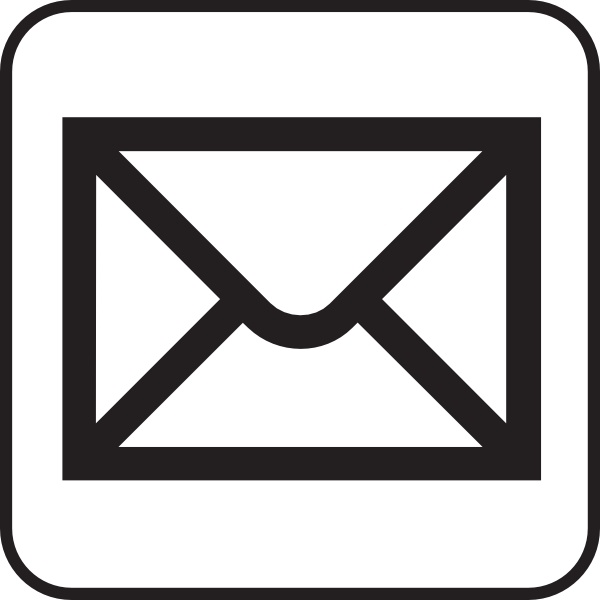 Closed Mailing Envelope clip art Free vector in Open office ...