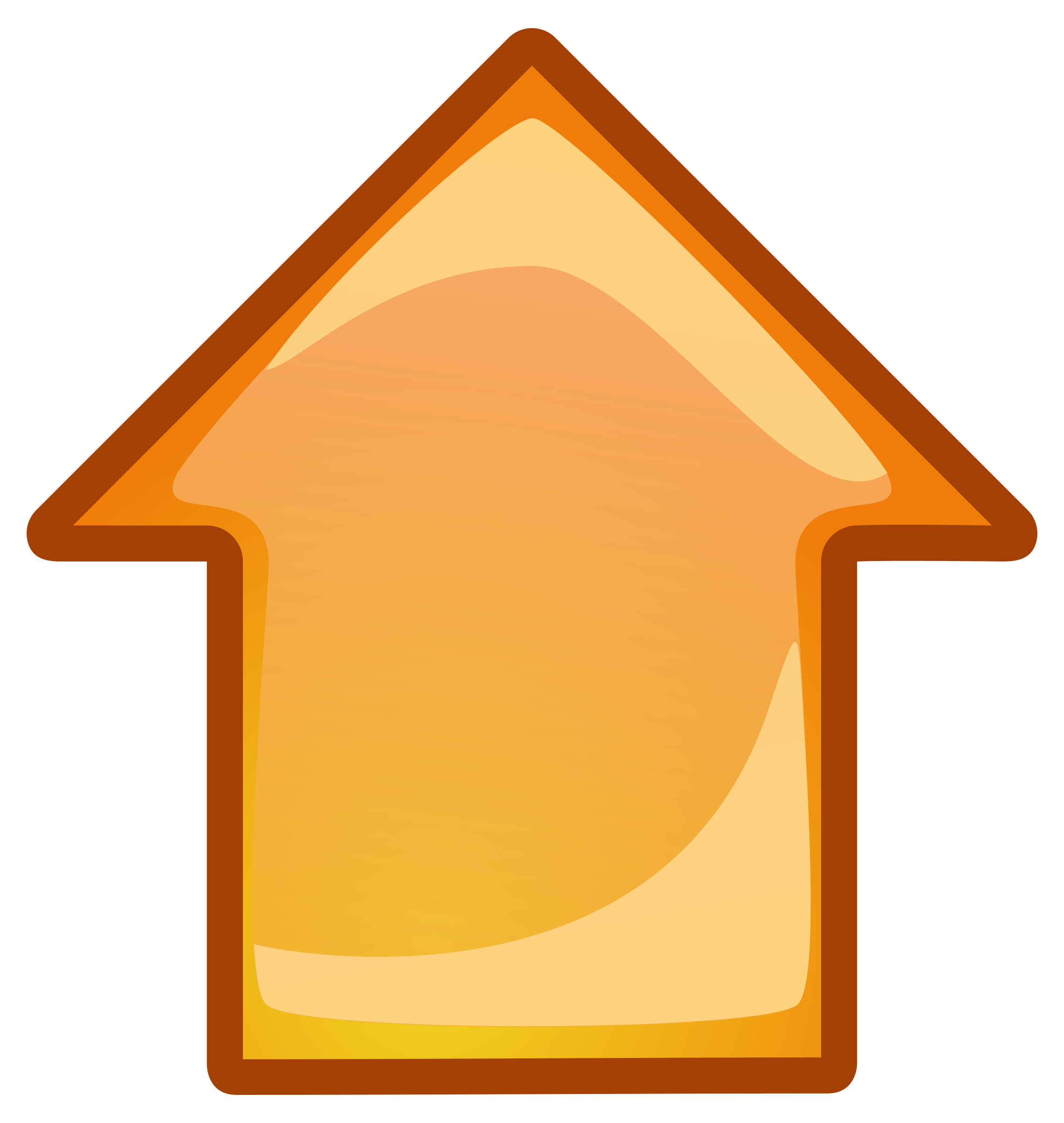 Orange Arrow Clipart