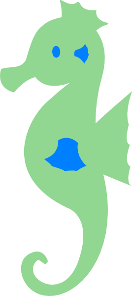 Sea life clipart seahorse free vector vector clip art - Clipartix