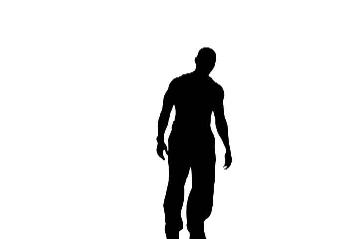 Silhouette Of Man Dancing Stock Footage Video 1442758 - Shutterstock