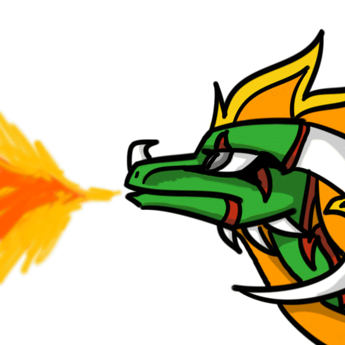 Fire Breathing Dragon Clip Art