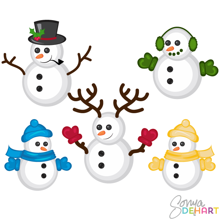 Snowmen Clip Art - Tumundografico