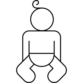 Baby Outline Vectors, Photos and PSD files | Free Download