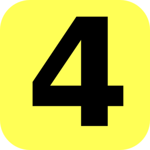 Number Four Clipart - Free Clipart Images