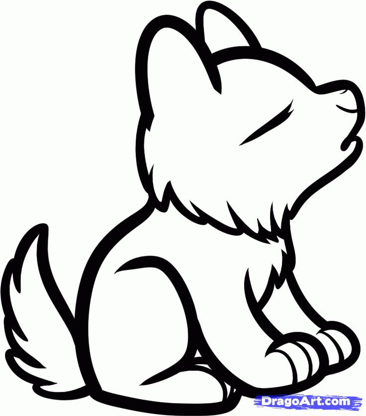 Wolf Howling Drawing | Drawings ...