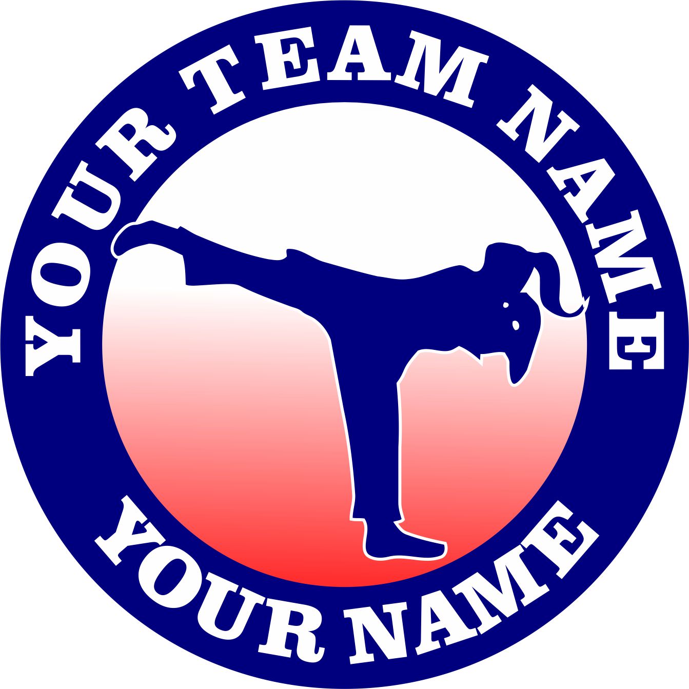 Customized Karate Logo 01 The customized Karate Logo is designed ...