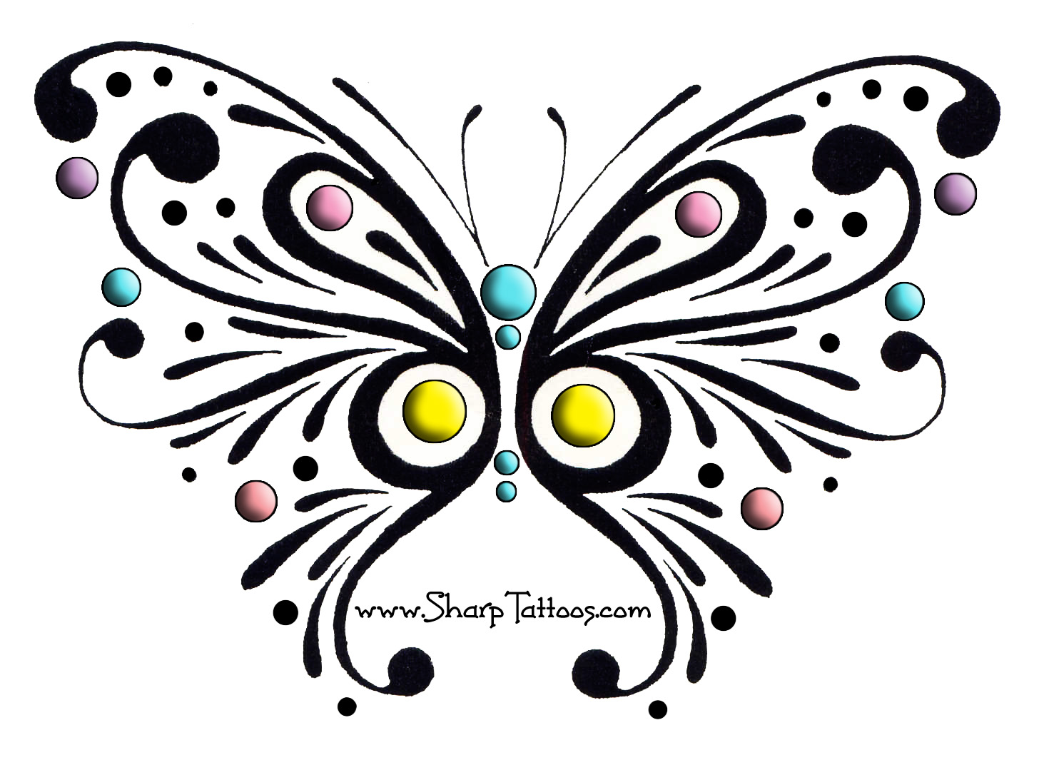Tribal Butterfly | Free Download Clip Art | Free Clip Art | on ...