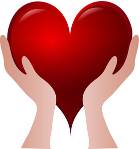 Hand on heart clipart