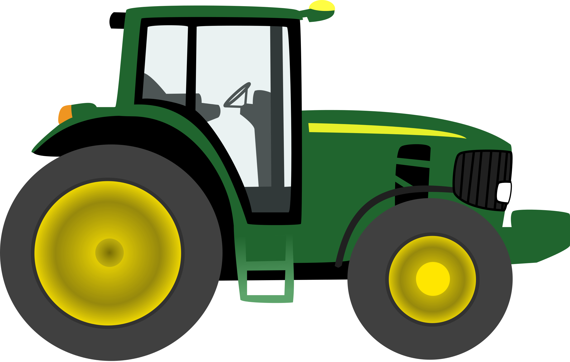 John deere tractor clipart free