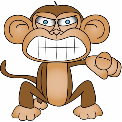Monkey Acrylic Cut Out from Zazzle.
