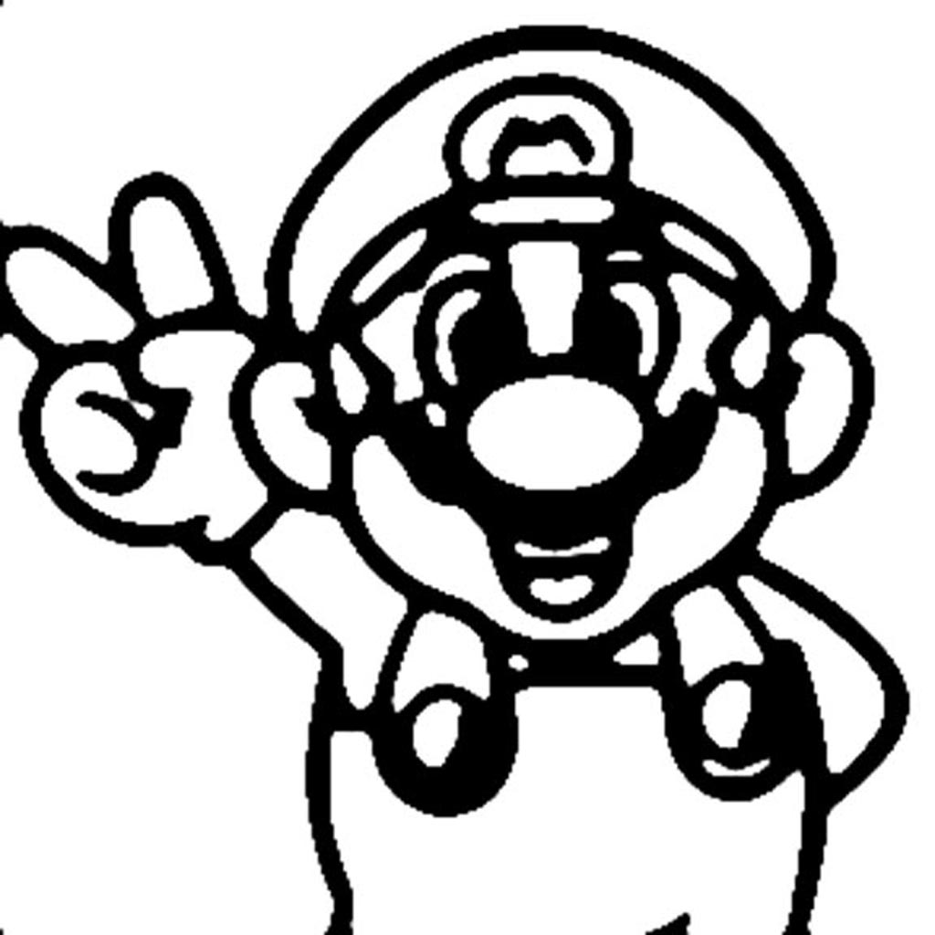 Super Mario Jackolantern Halloween cutout patterns and templates ...