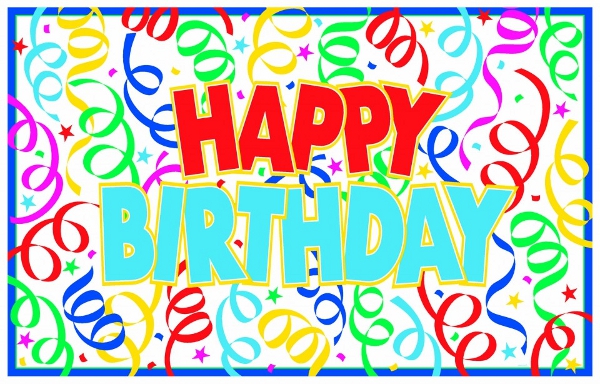 Happy Birthday Gigantic Vinyl Sign/Banner | Wally's Party Supply Store