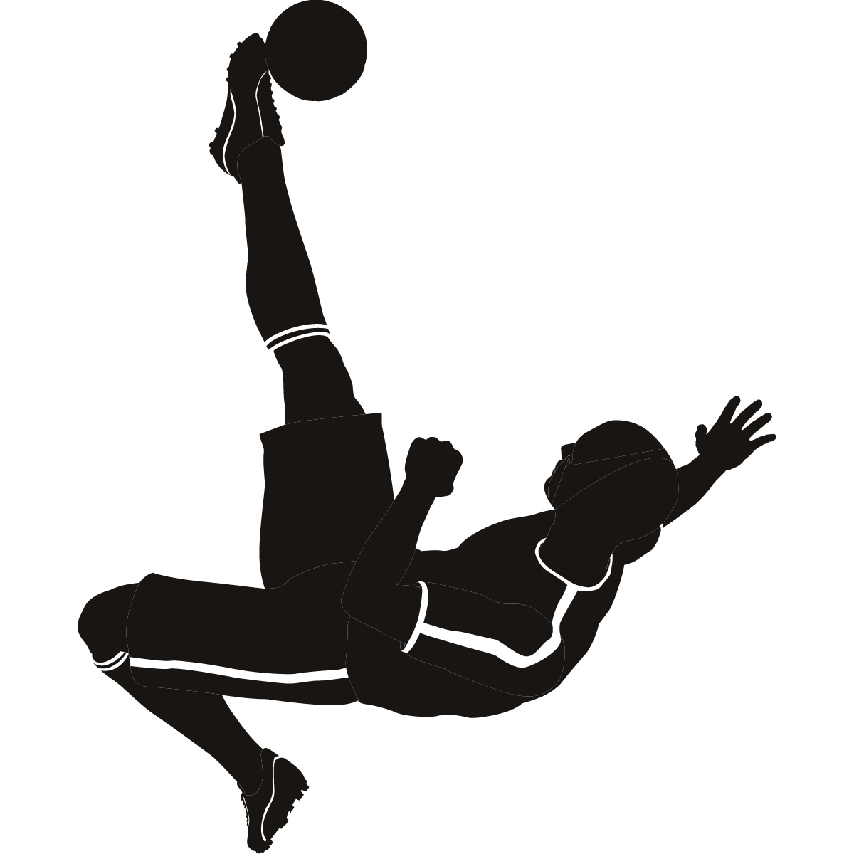Football Kick Sports AND Hobbies Wall ART Stickers Transfers