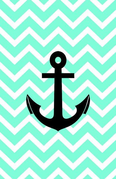 Tiffany Chevron Anchor Art Print #16770 Wallpaper | CamLib.