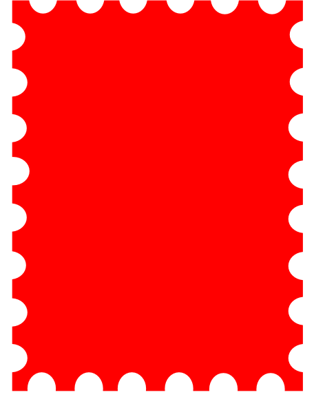 Blank Postage Stamp Template Dedicated To Susi Tekunan By R.d. ...