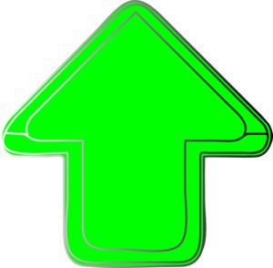 Green-arrow-up Clip Art - vector clip art online ...