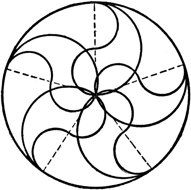 Drawing Tangent Arcs with Compass and Dividers | ClipArt ETC