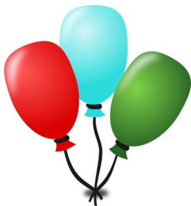 Balloons clip art - vector clip art online, royalty free & public ...