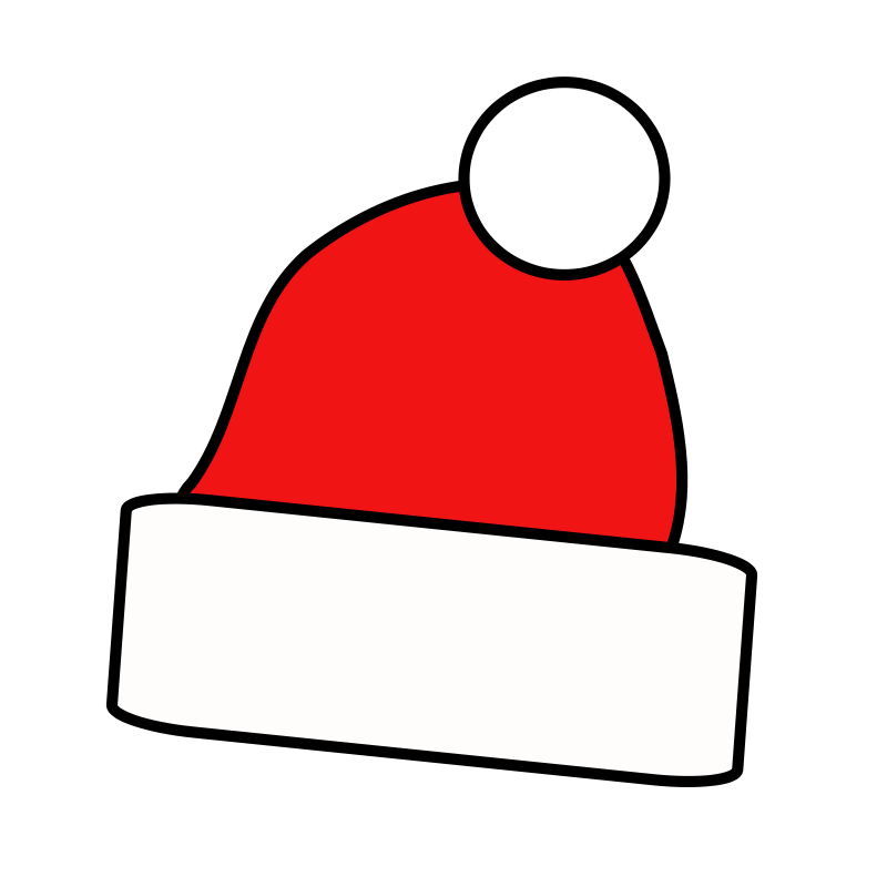 Clipart - Christmas hat