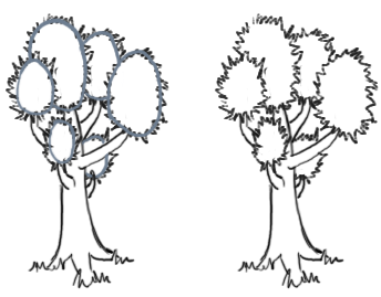 How To Paint Trees using GIMP, Photoshop or other Raster Graphics ...